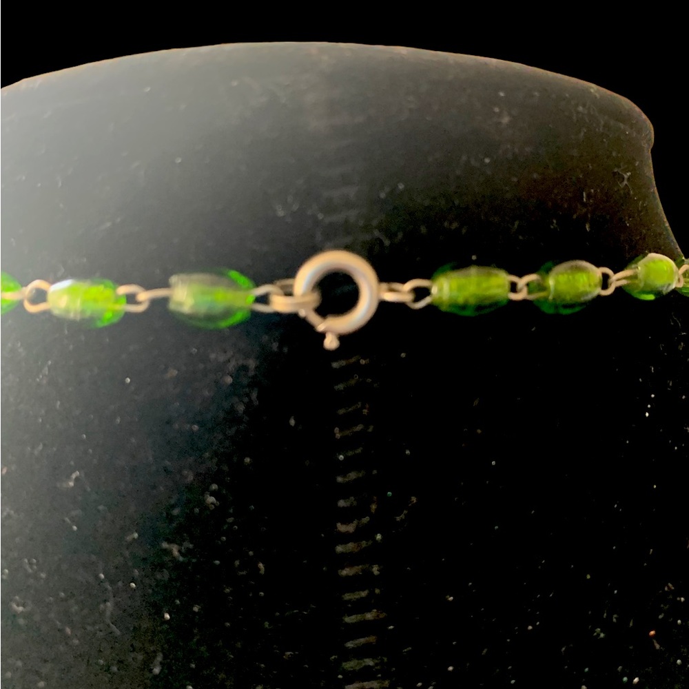 Poured glass tutti-frutti fruit salad, necklace vintage - Picture 7 of 8